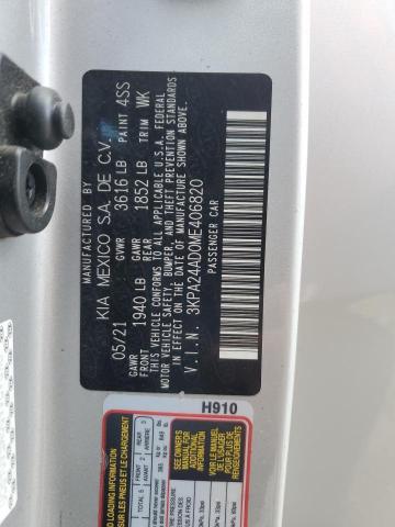 2021 KIA RIO LX 3KPA24AD0ME406820