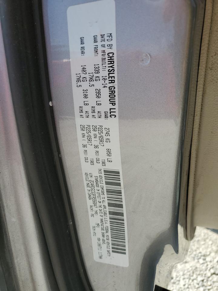 Lot #3315664773 2015 DODGE GRAND CARA