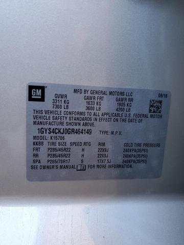 2016 CADILLAC ESCALADE P 1GYS4CKJ0GR464149