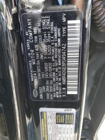 2023 HYUNDAI PALISADE SEL PREMIUM KM8R4DGE8PU494742