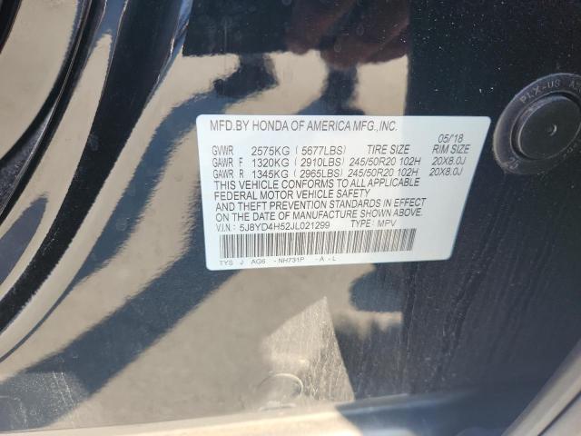 2018 ACURA MDX TECHNO 5J8YD4H52JL021299
