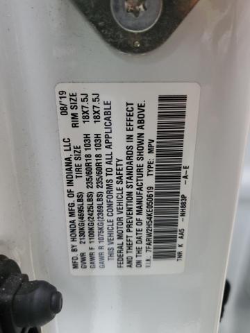 2019 HONDA CR-V EX #3291333170