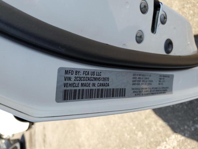 2021 DODGE CHALLENGER 2C3CDZAG2MH513970