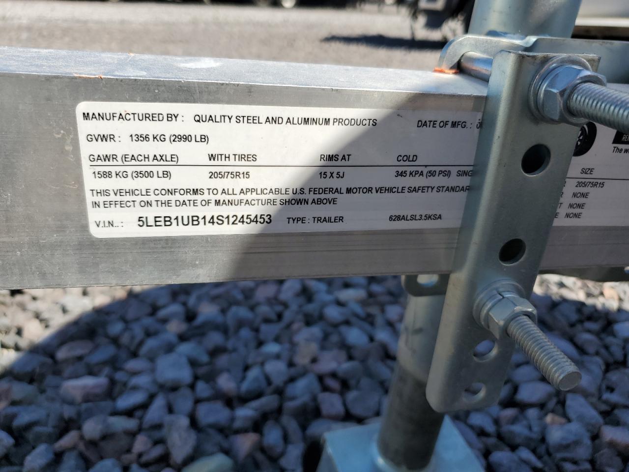 Lot #3255633016 2025 QUALIDUCTS UNKNOWN