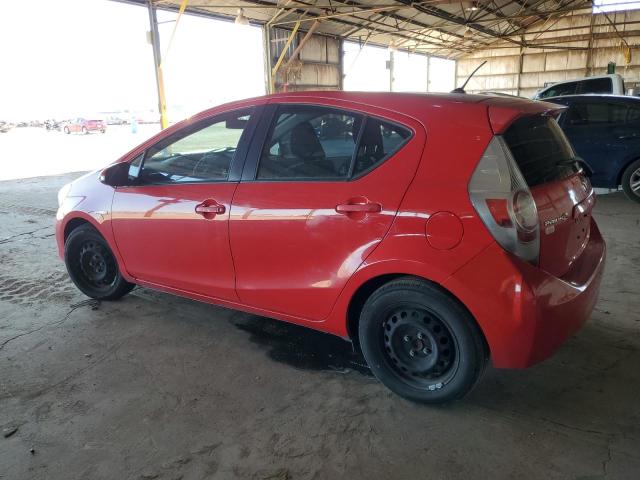 TOYOTA PRIUS C 2014 red  hybrid engine JTDKDTB34E1567089 photo #3