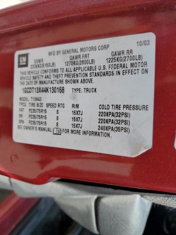 2004 CHEVROLET S TRUCK S1 #3310703731