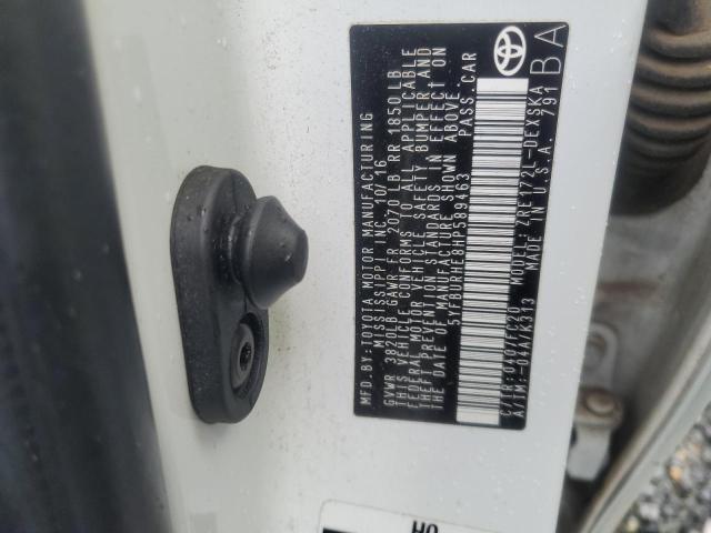 2017 TOYOTA COROLLA L - 5YFBURHE8HP589463