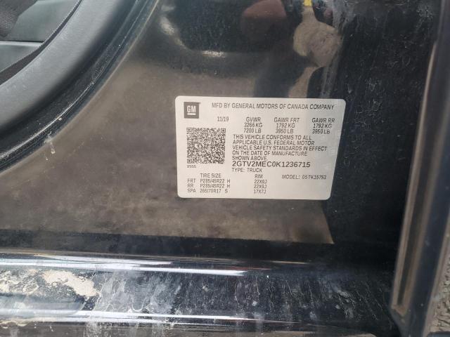 2019 GMC SIERRA LIM 2GTV2MEC0K1236715