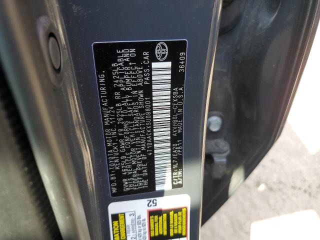 2025 TOYOTA CAMRY XSE 4T1DAACKXSU088001