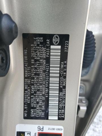 2016 TOYOTA CAMRY LE 4T1BF1FK5GU174621