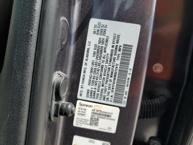 2021 HONDA PILOT TOURING #3302878895