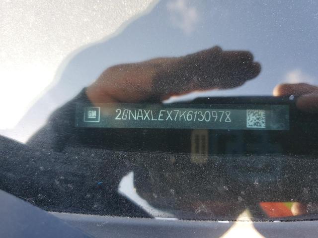 2019 CHEVROLET EQUINOX LT 2GNAXLEX7K6130978