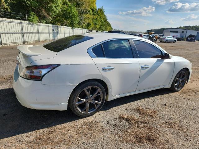 NISSAN MAXIMA S 2013 white sedan 4d gas 1N4AA5AP6DC836433 photo #4