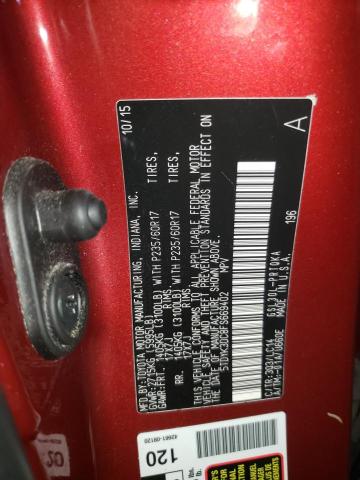 2015 TOYOTA SIENNA XLE - 5TDYK3DC8FS669402