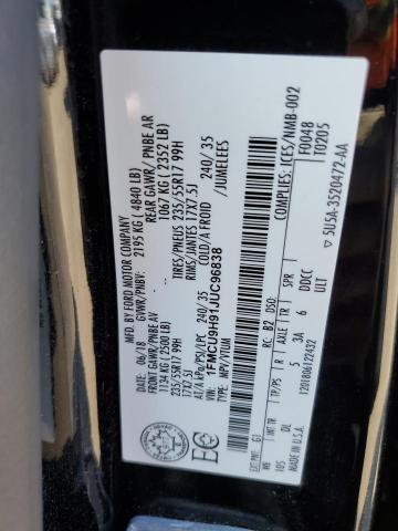 2018 FORD ESCAPE SEL 1FMCU9H91JUC96838