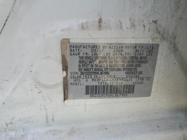 2017 NISSAN VERSA NOTE 3N1CE2CP0HL367985