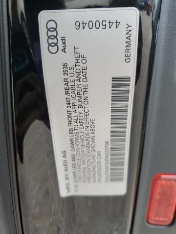 2023 AUDI A4 PRESTIG WAUFAAF40PA026798