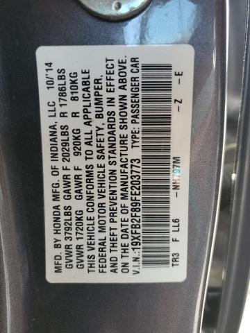 2015 HONDA CIVIC EX 19XFB2F89FE203773