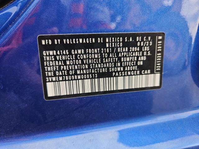 2024 VOLKSWAGEN JETTA SE 3VWEM7BU9RM008513