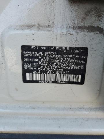 2017 SUBARU CROSSTREK - JF2GPABCXHH260377