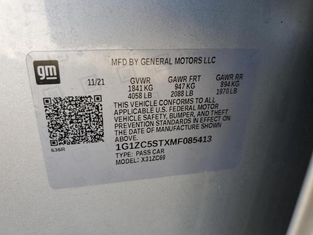 2021 CHEVROLET MALIBU LS #3287492991