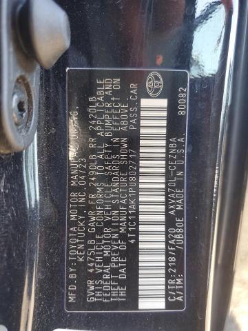 2023 TOYOTA CAMRY LE 4T1C11AK1PU802717