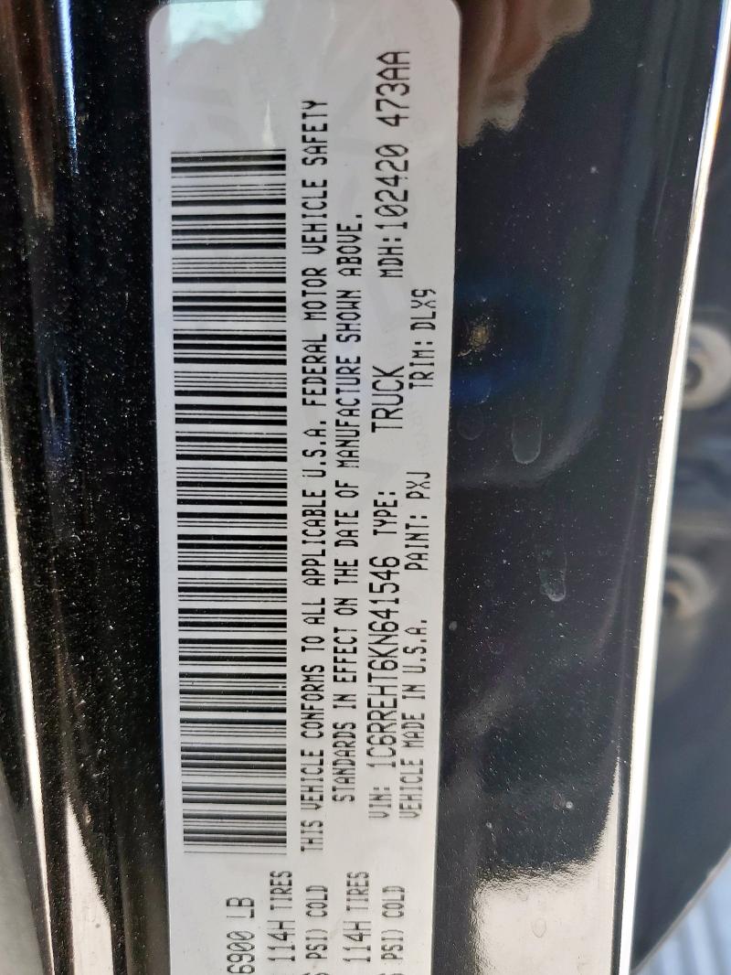 2019 RAM 1500 LIMIT 1C6RREHT6KN641546