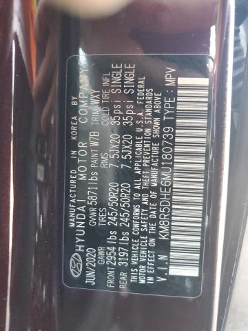 2021 HYUNDAI PALISADE L KM8R5DHE6MU180739