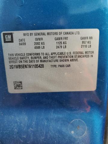 2010 CHEVROLET IMPALA LT - 2G1WB5EN7A1105428