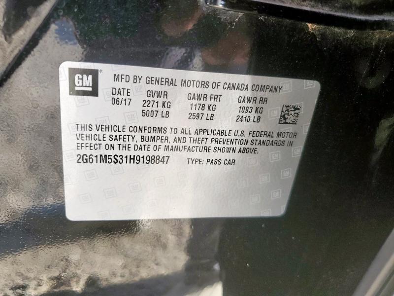 2017 CADILLAC XTS LUXURY - 2G61M5S31H9198847