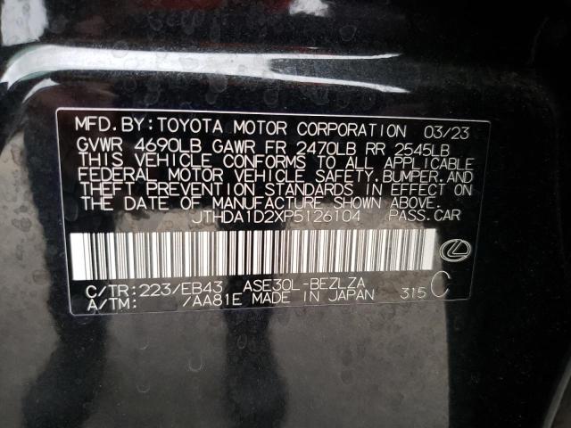 2023 LEXUS IS 300 JTHDA1D2XP5126104
