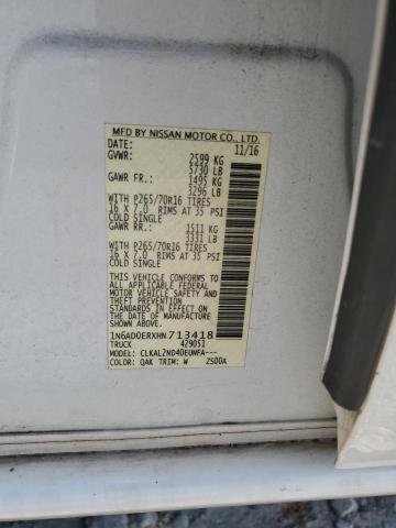 2017 NISSAN FRONTIER S 1N6AD0ERXHN713418