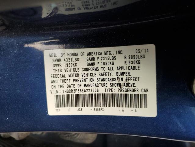 2014 HONDA ACCORD SPO #3297138488