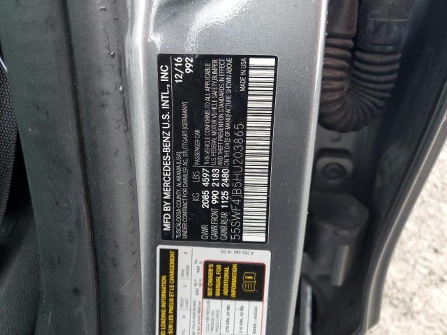 2017 MERCEDES-BENZ C 300 55SWF4JB5HU203865