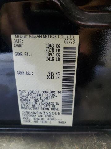 2023 NISSAN ALTIMA SV 1N4BL4DV9PN355068