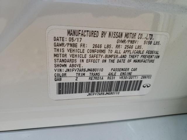 2018 INFINITI Q50 RED SP JN1FV7AR6JM480110