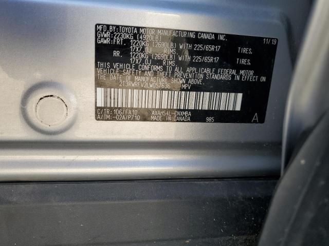 2020 TOYOTA RAV4 XLE - 2T3RWRFV2LW057636