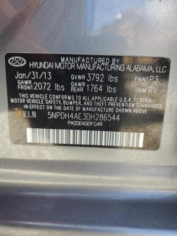 2013 HYUNDAI ELANTRA GLS - 5NPDH4AE3DH286544