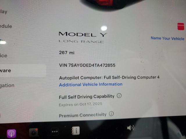 2026 TESLA MODEL Y - 7SAYGDED4TA472855