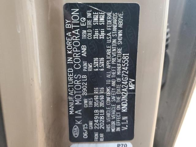 2016 KIA SOUL KNDJN2A24G7245581