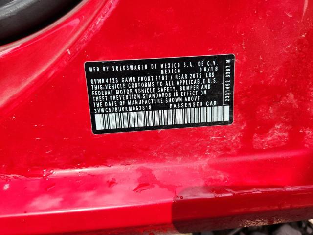 2019 VOLKSWAGEN JETTA S 3VWC57BU6KM052818