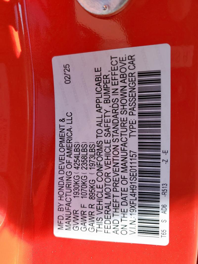 2025 HONDA CIVIC SPOR #3296431635