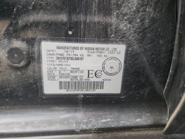 2014 NISSAN VERSA S - 3N1CN7AP3EL860197