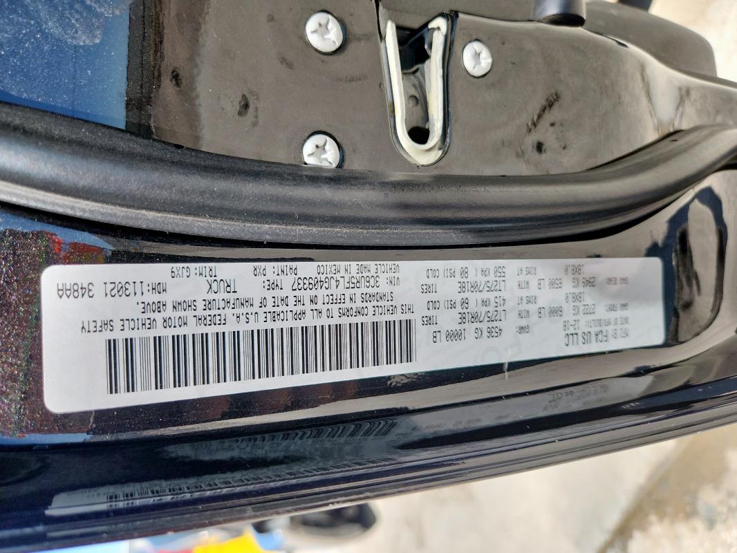 2018 RAM 2500 LARAM 3C6UR5FL4JG409337