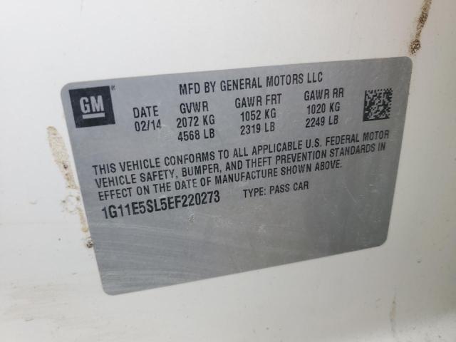 2014 CHEVROLET MALIBU 2LT #3280311950