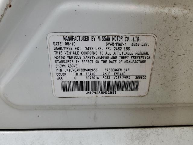 2011 INFINITI G37 - JN1CV6AR3BM402656