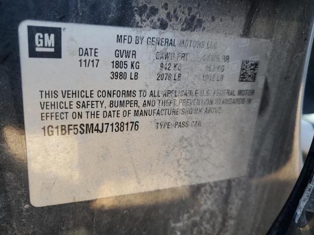 2018 CHEVROLET CRUZE PREM 1G1BF5SM4J7138176