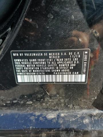 2019 VOLKSWAGEN UNK 3VWC57BU2KM137476