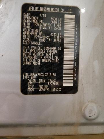 2020 NISSAN ARMADA SV JN8AY2NC3LX516185