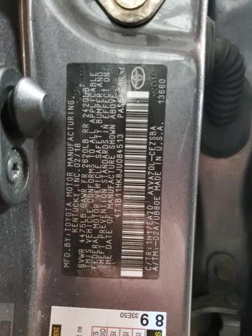 2018 TOYOTA CAMRY L 4T1B11HK8JU084513